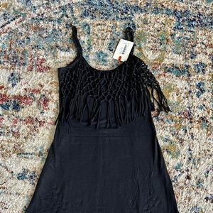 Billabong Tank Top Dress with Fringe